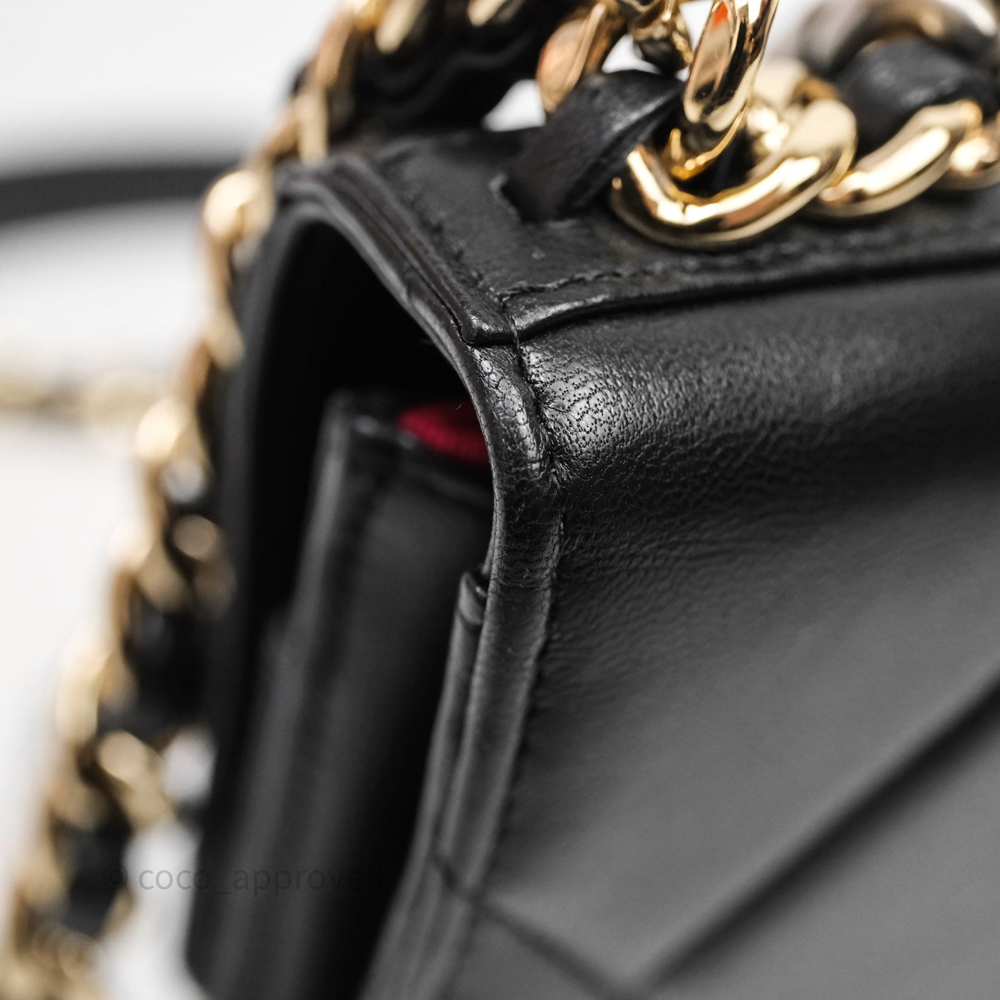 Chanel 19 Wallet on Chain WOC Black Mixed Hardware