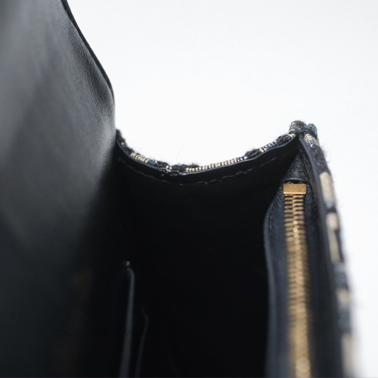 Christian Dior Blue Dior Oblique Jacquard Saddle Belt Pouch