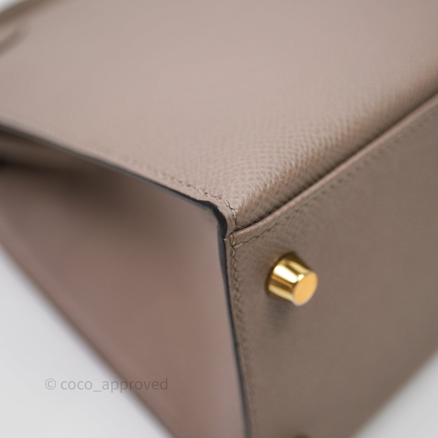 Hermès Kelly 28 Gris Asphalte Epsom Gold Hardware