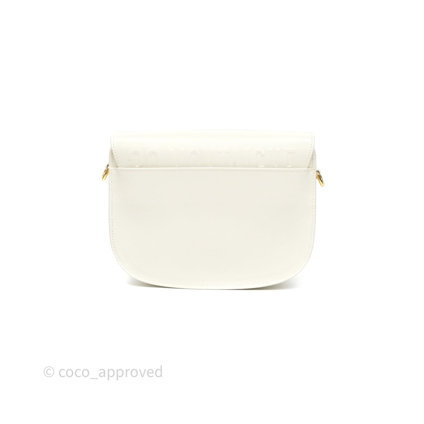 Christian Dior Medium Bobby Flap White Box Calfskin