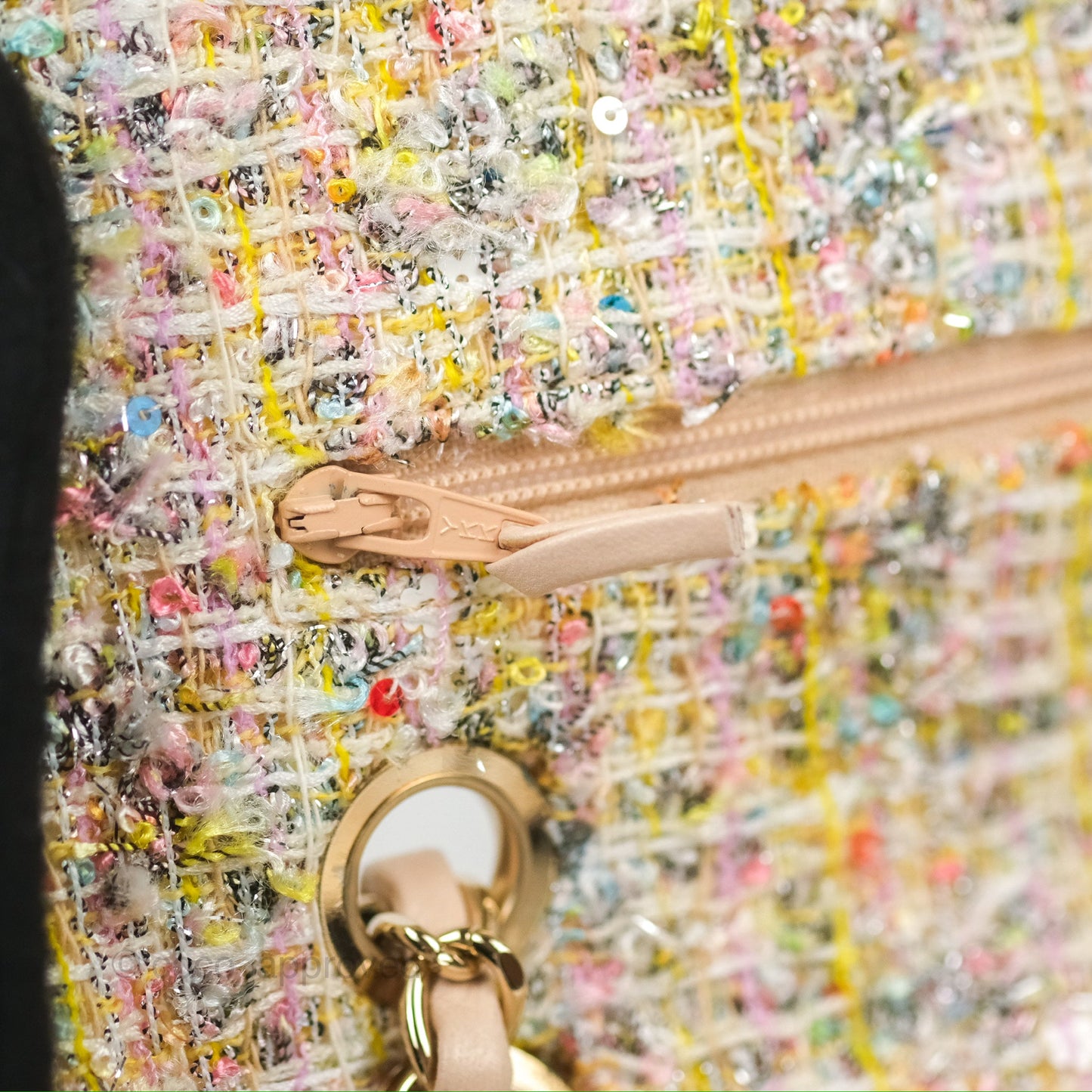 Chanel Reissue 225 Tweed Pastel Garden Party Flap