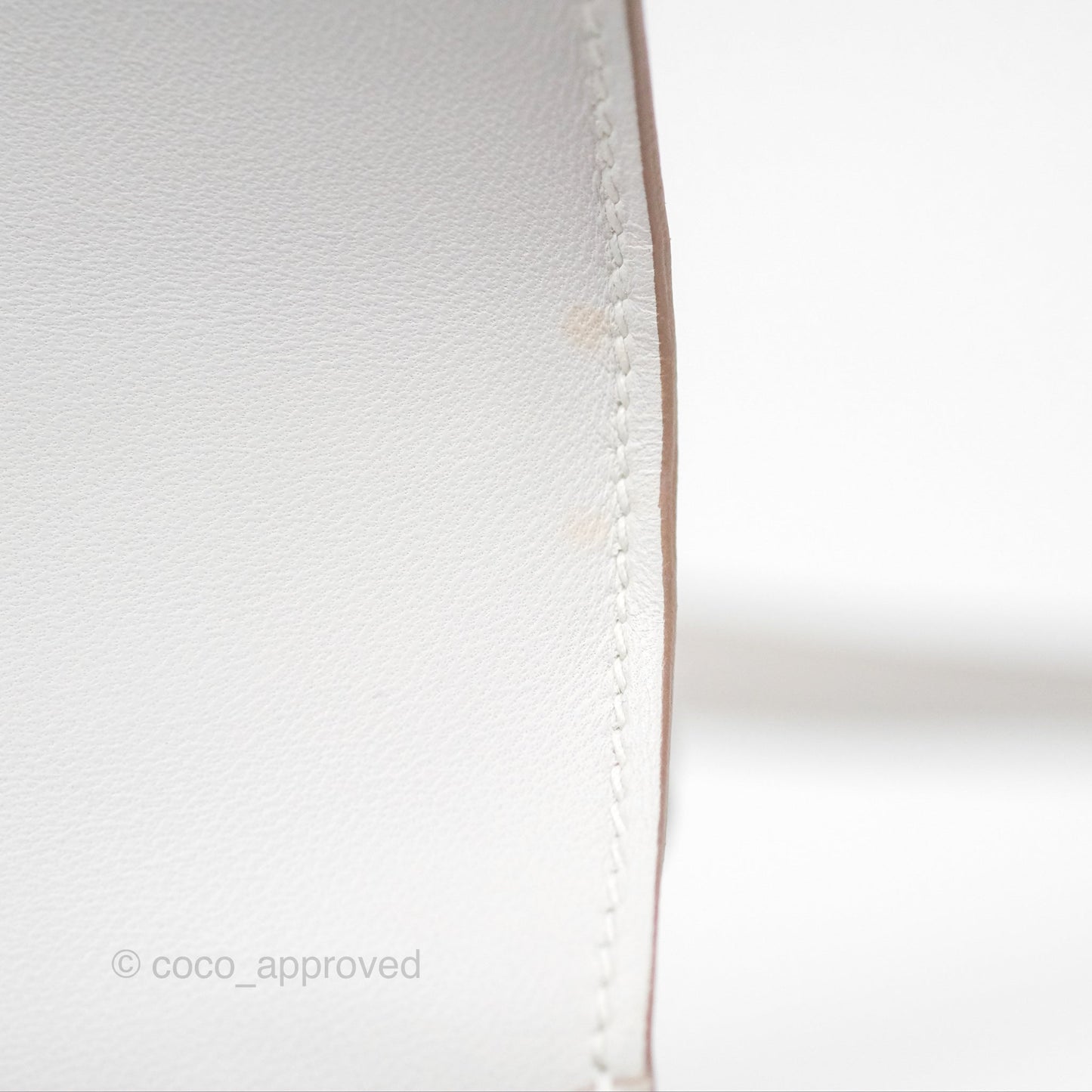 Hermès Constance Mini 18cm Mirror Gris Pale Epsom Gold Hardware