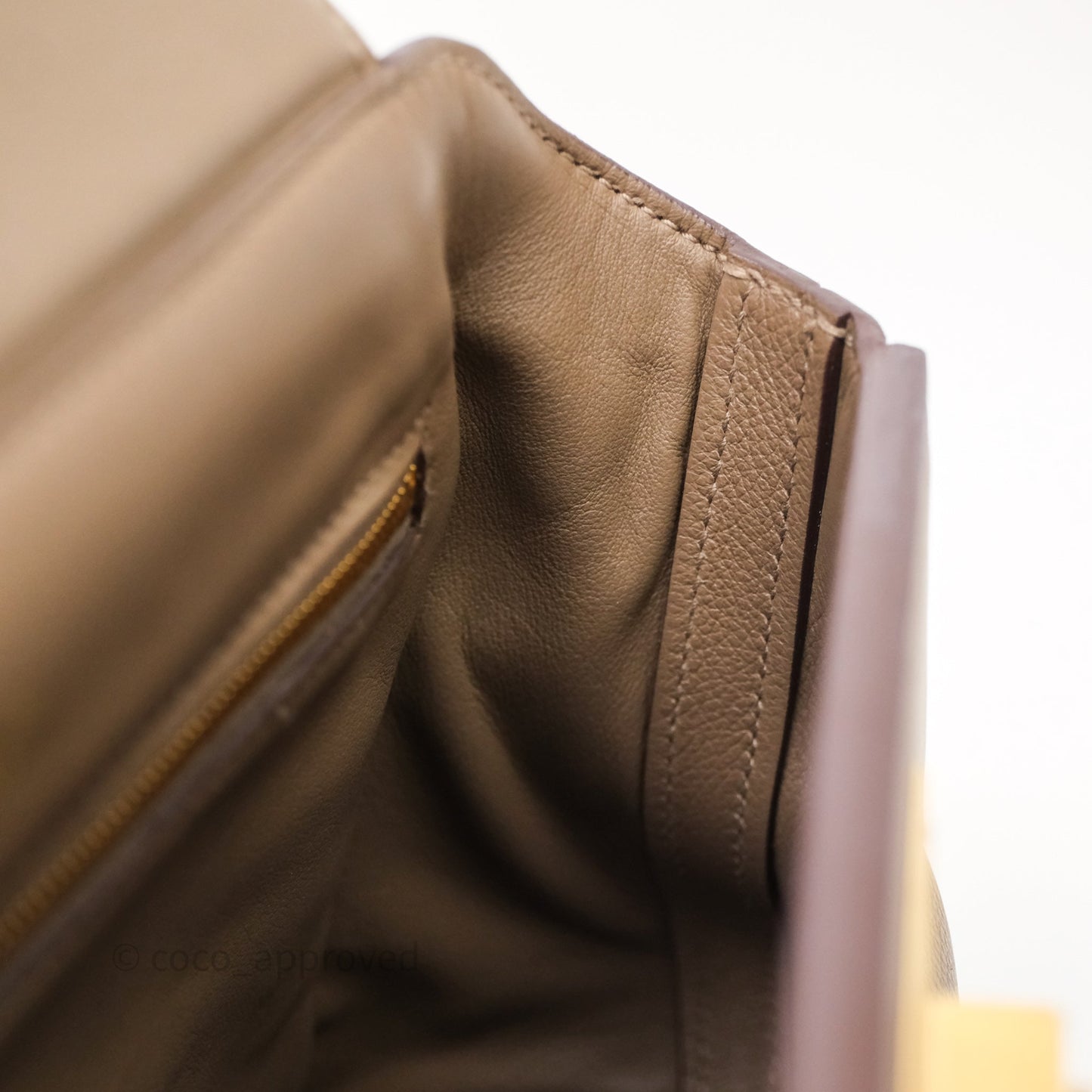 Hermès 24/24 21 Mini Etoupe 18 Evercolor/Swift Gold Hardware