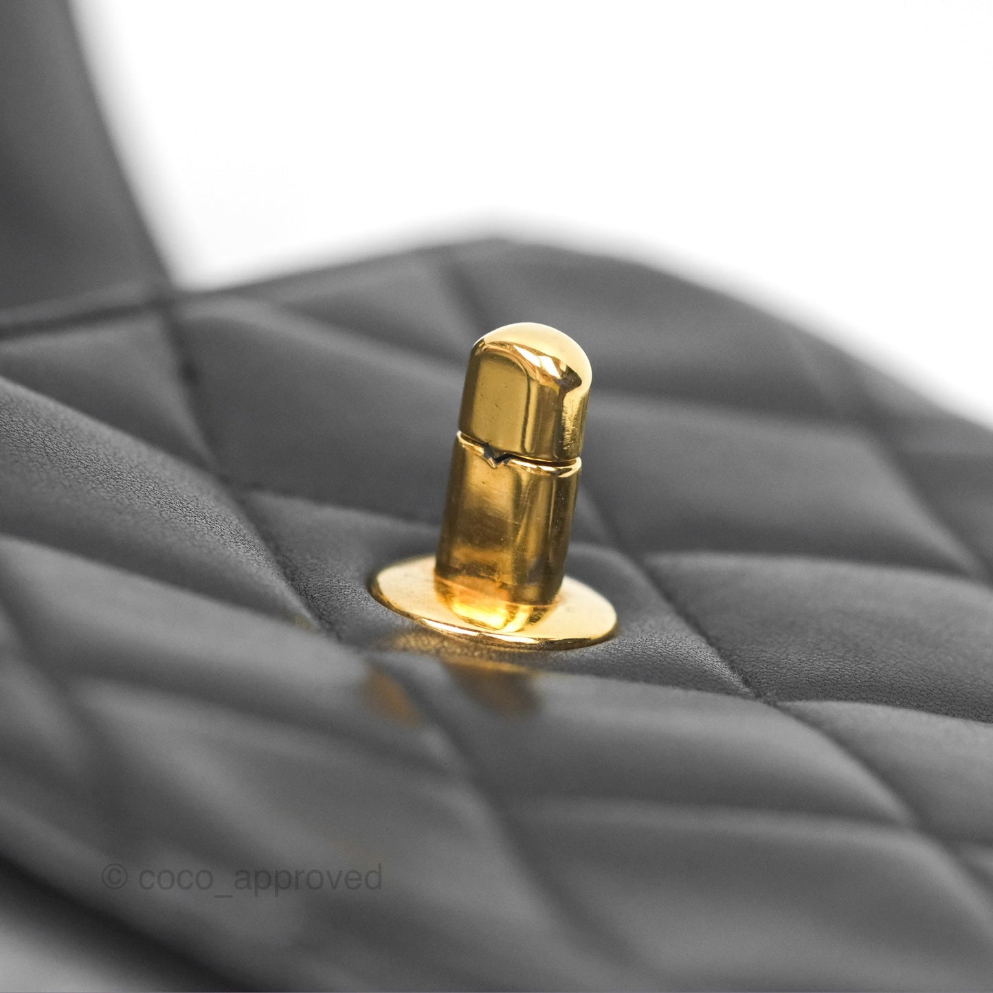 Chanel Vintage Belt Bag Quilted Black Lambskin 24K Gold Hardware