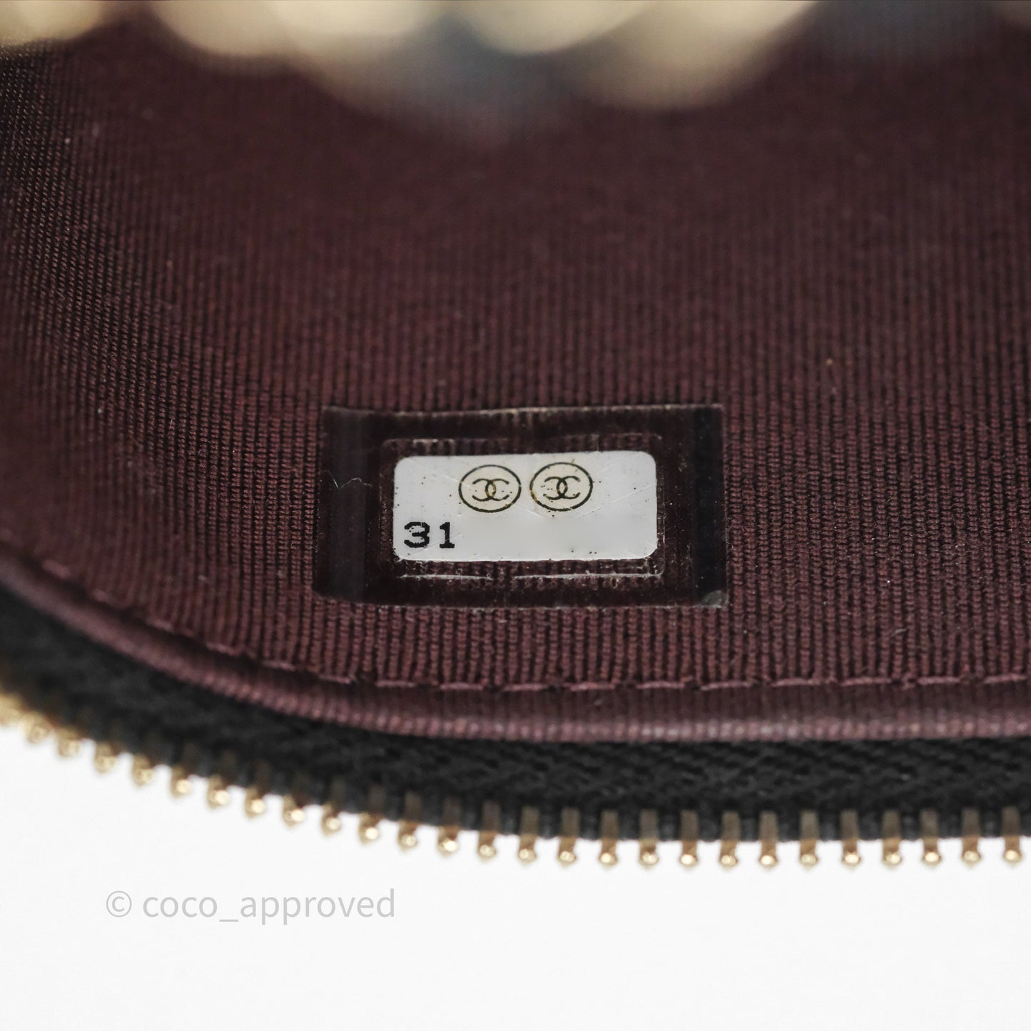 Chanel Mini Vanity With Chain Black Caviar Gold Hardware
