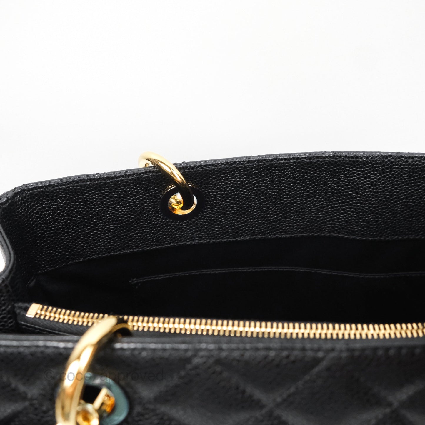 Chanel GST Black Caviar Gold Hardware
