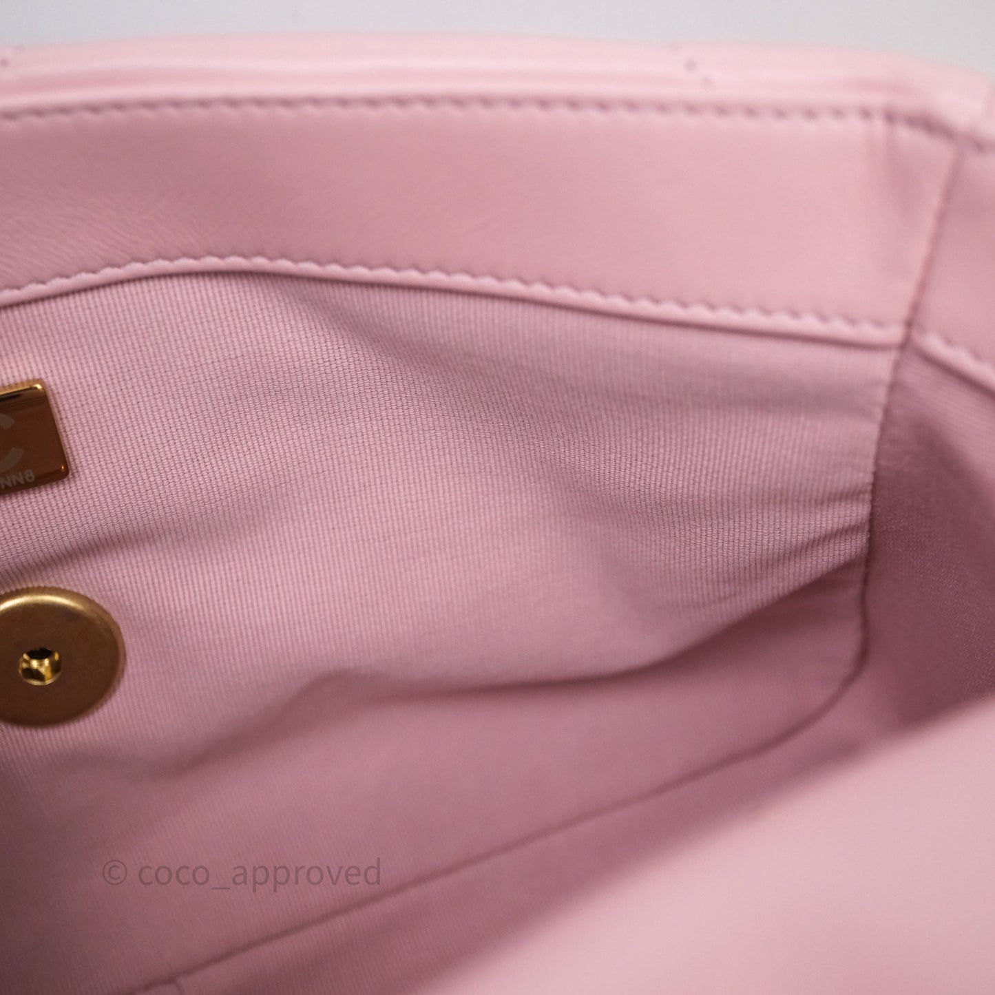 Chanel 19 Small Pink Lambskin Mixed Hardware