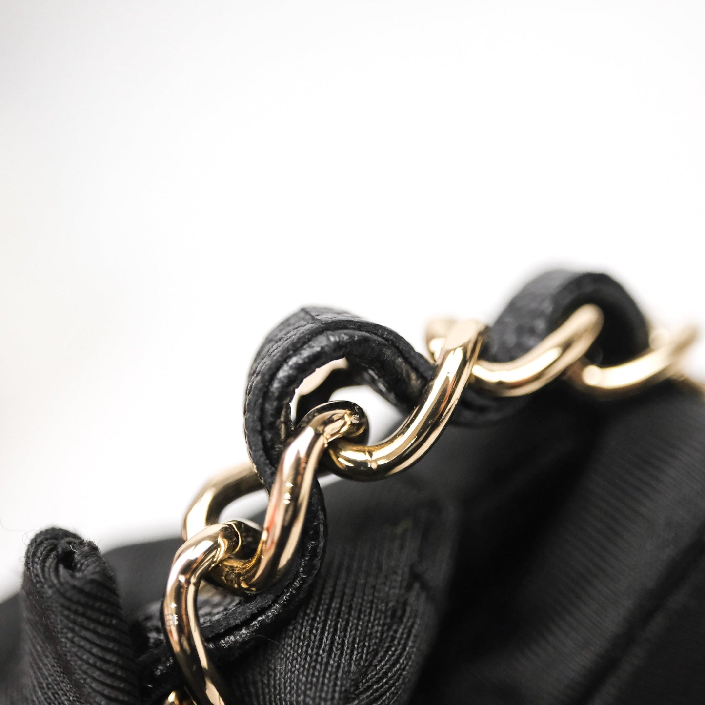 Chanel Quilted Mini Rectangular Black Caviar Gold Hardware