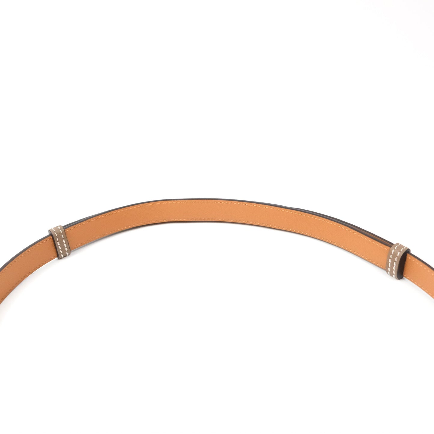 Hermès Epsom Kelly Buckle Belt Etoupe Gold Hardware