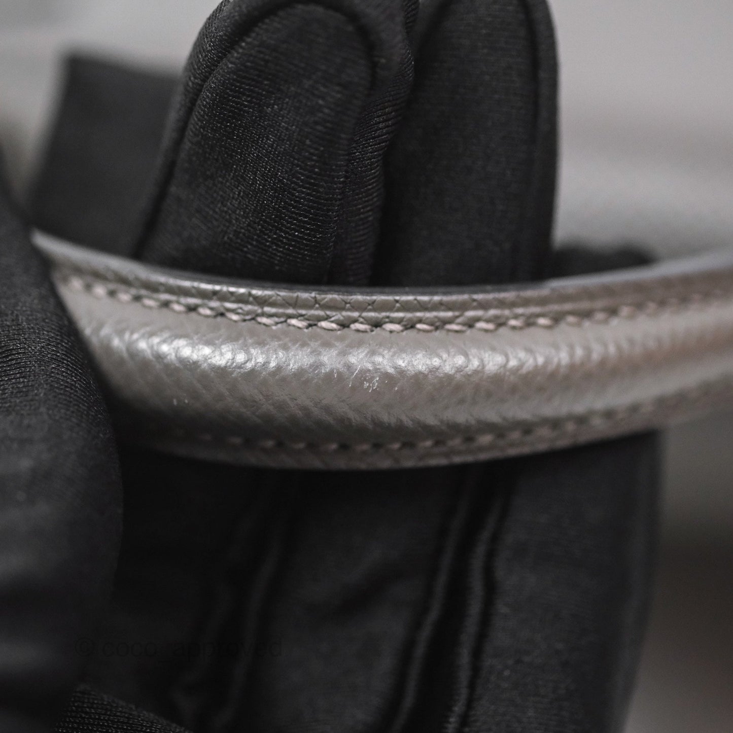 Hermès Mini Kelly II Gris Meyer 0L Epsom Gold Hardware