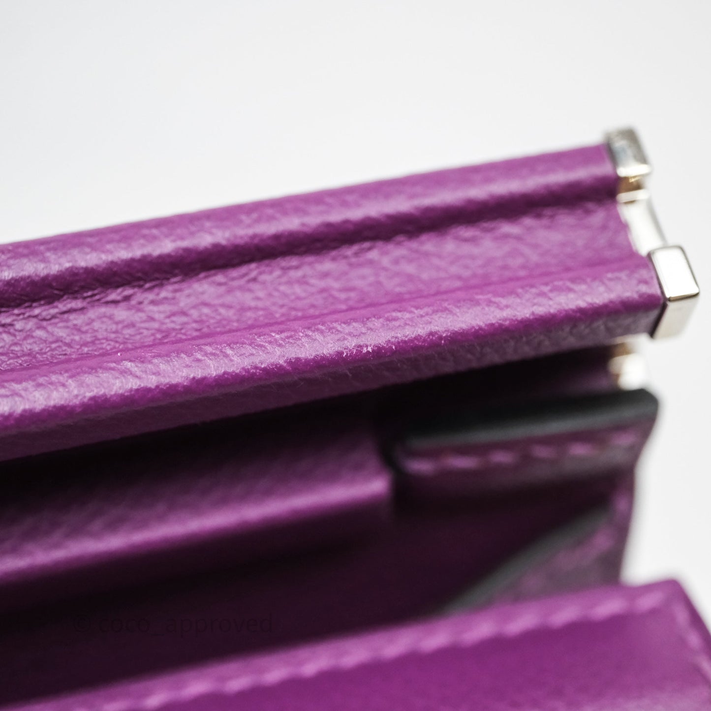 Hermes Clic H Bag Anemone P9 Veau Evercolor Palladium Hardware