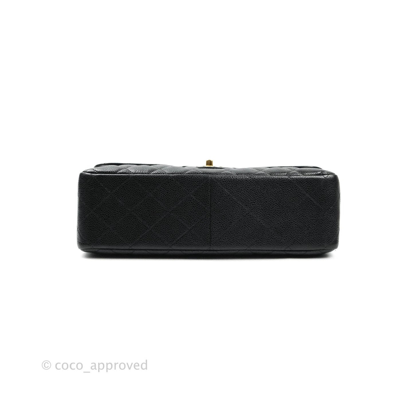 Chanel Jumbo Double Flap Black Caviar Gold Hardware⁣⁣