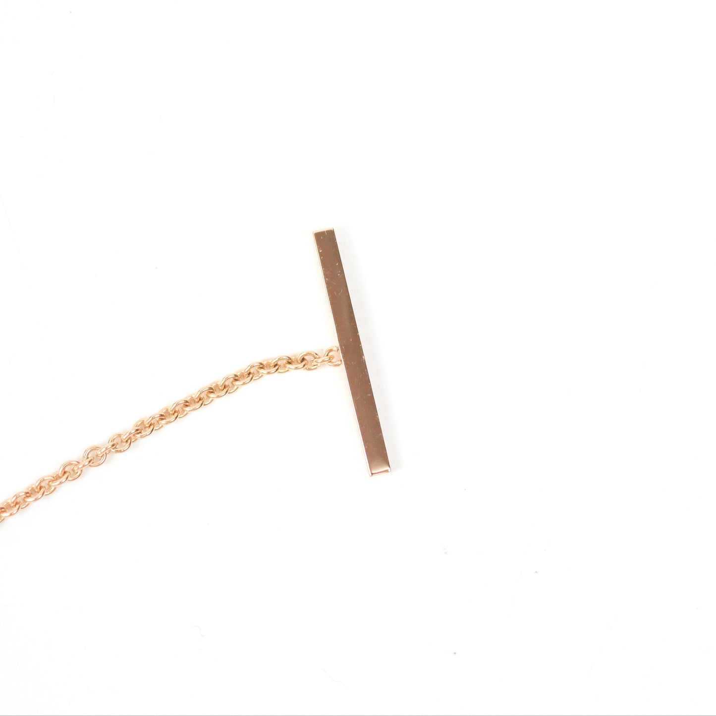 Hermès Ever Chaine D'ancre Lariat Necklace Rose Gold