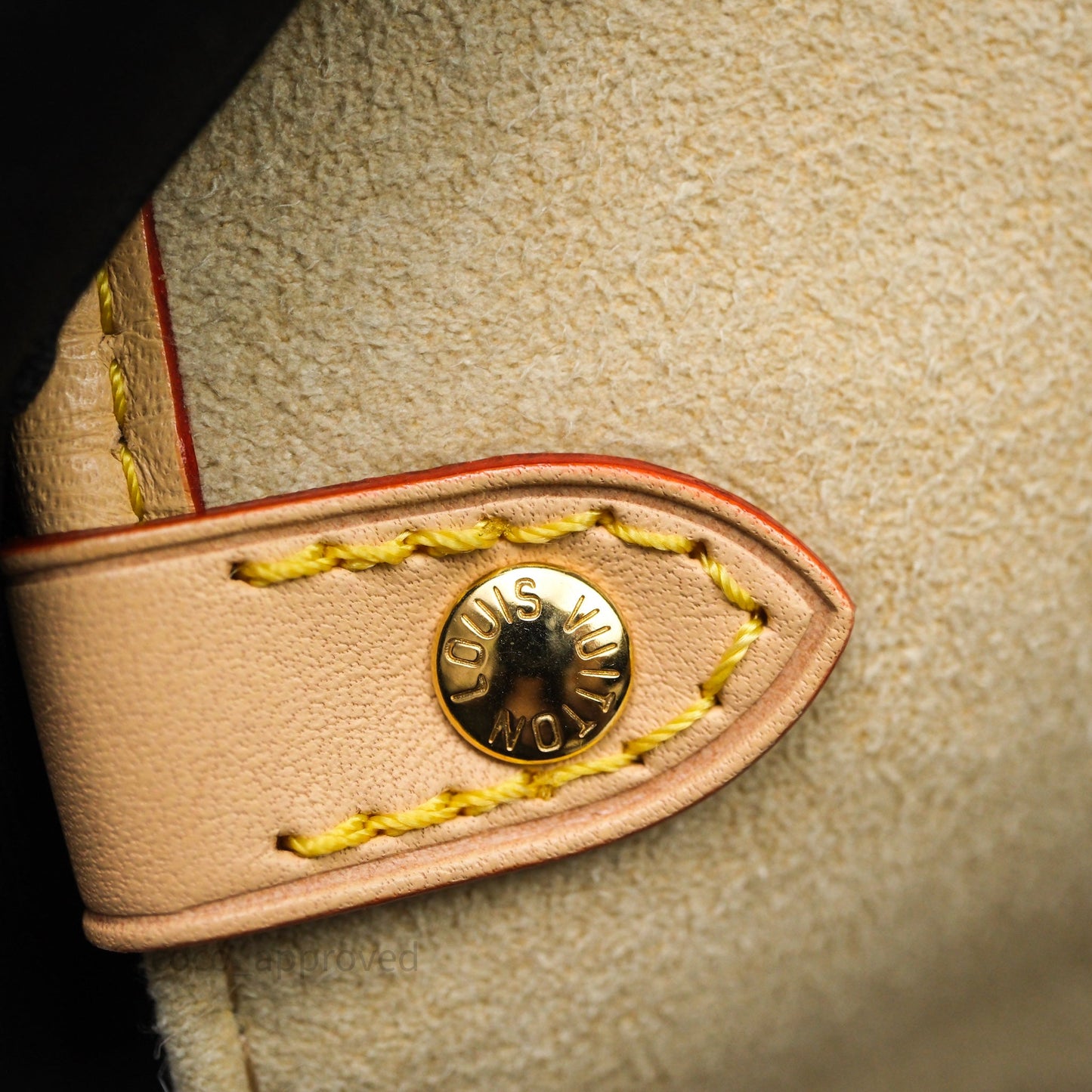 Louis Vuitton Saumur BB Monogram Bag Gold Hardware