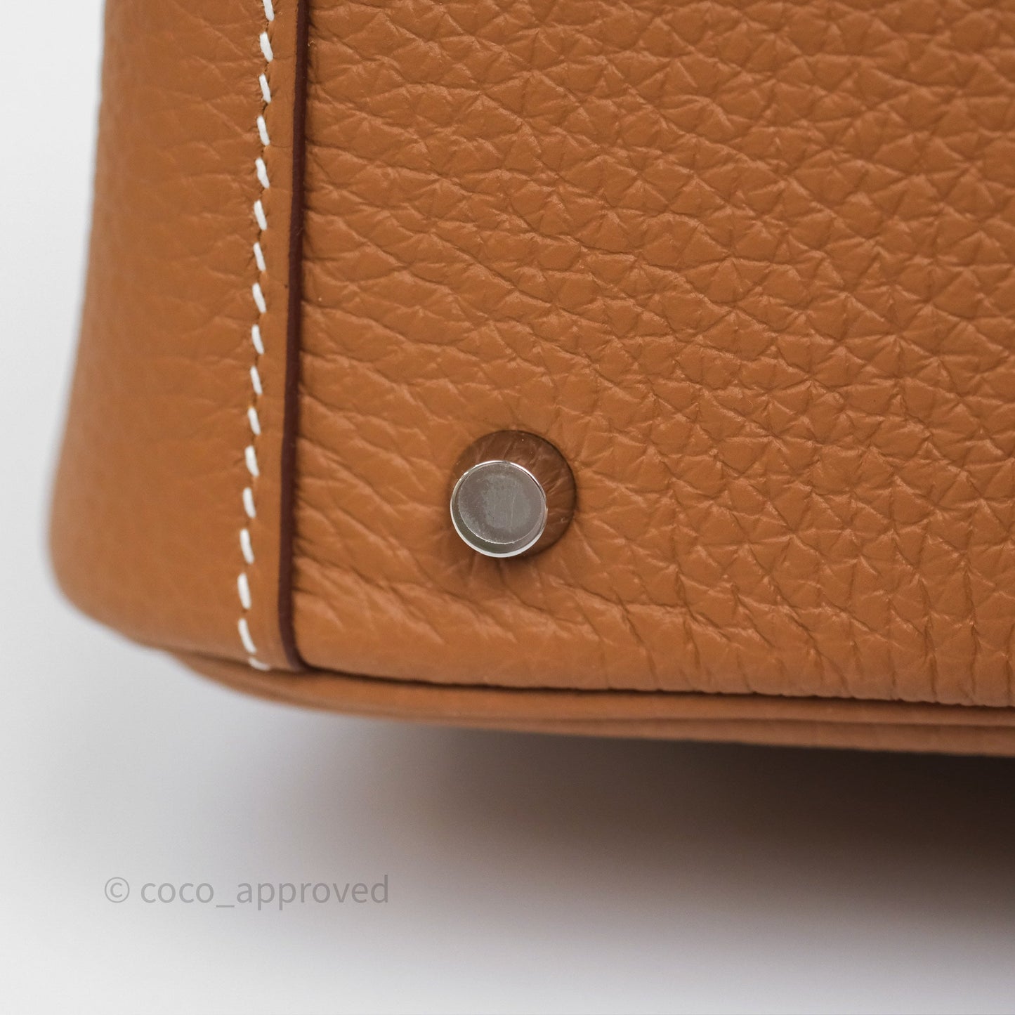Hermès Mini Lindy II 20 Gold 37 Clemence Gold Hardware