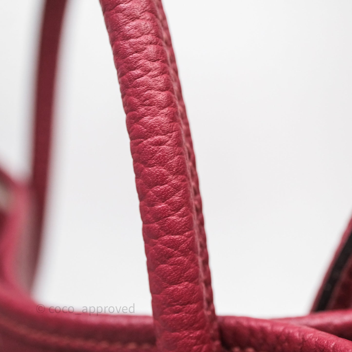 Hermès Garden Party 36 Burgundy Negonda