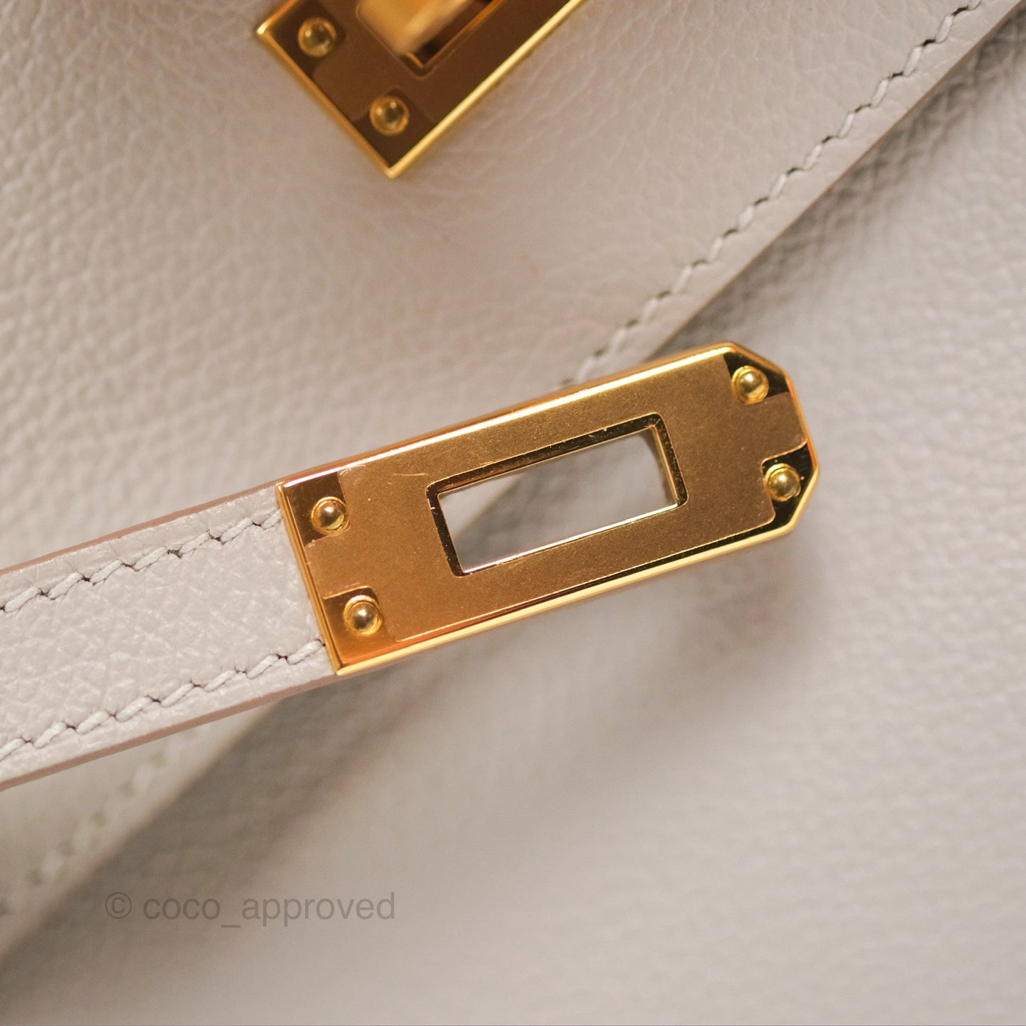 Hermès Kelly Danse II Bag Gris Perle 80 Evercolor Gold Hardware