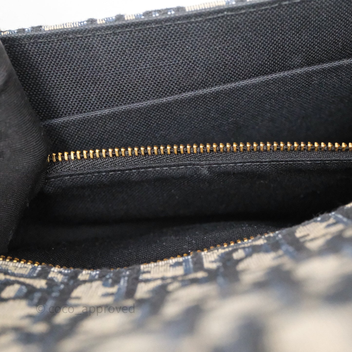 Christian Dior Small 30 Montaigne Bag Blue Dior Oblique Jacquard