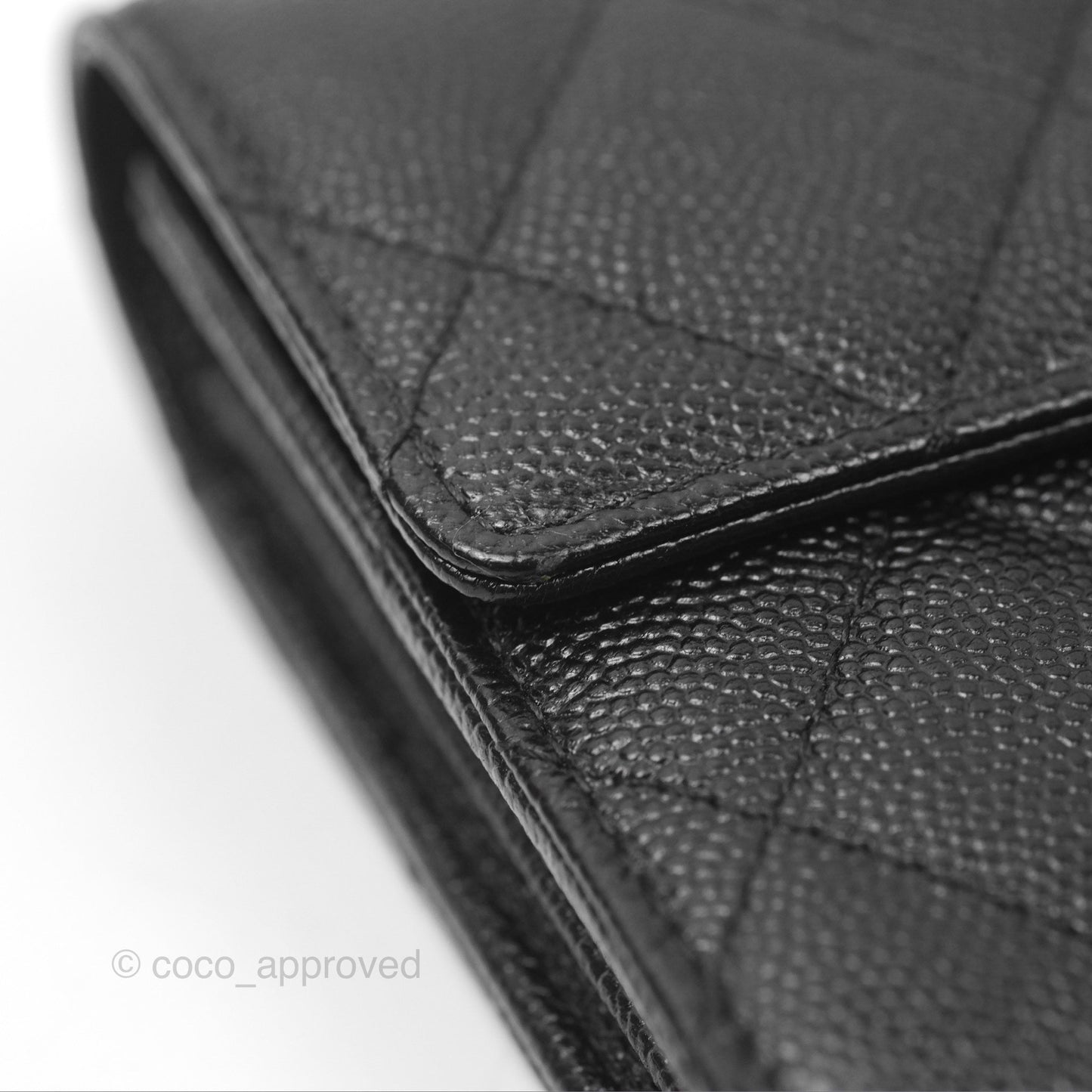 Chanel Golden Class Black Caviar Wallet Gold Hardware