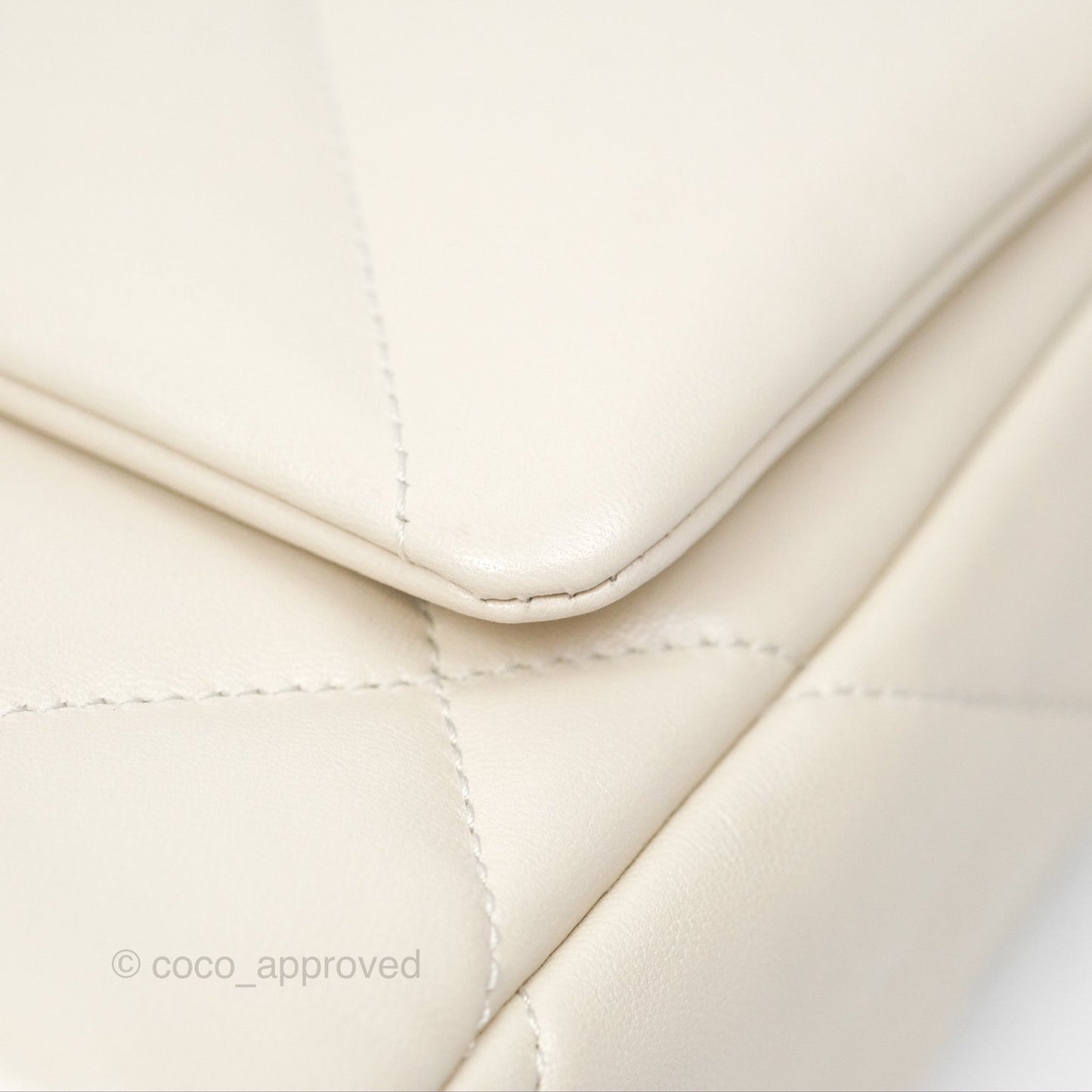 Chanel 19 Small Ivory Mixed Hardware