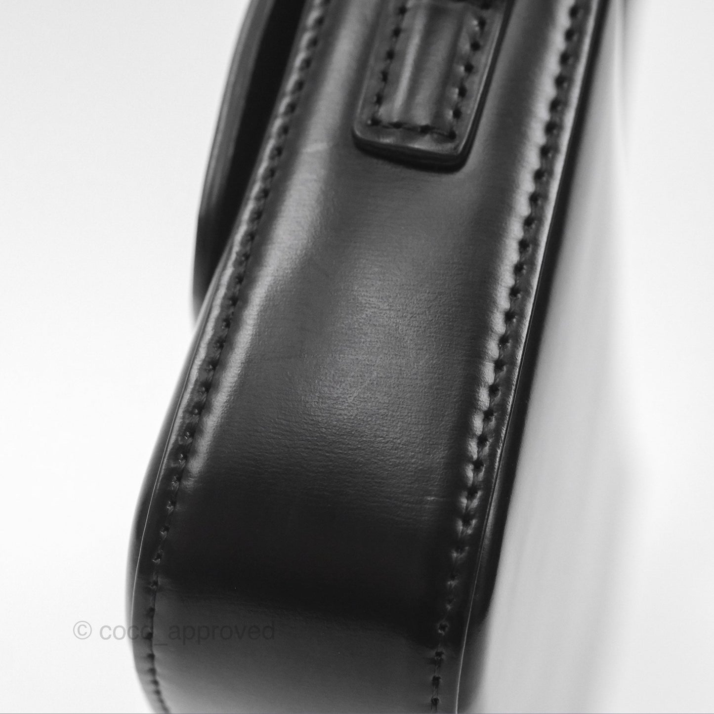 Celine Triomphe Shoulder Bag Black Calfskin