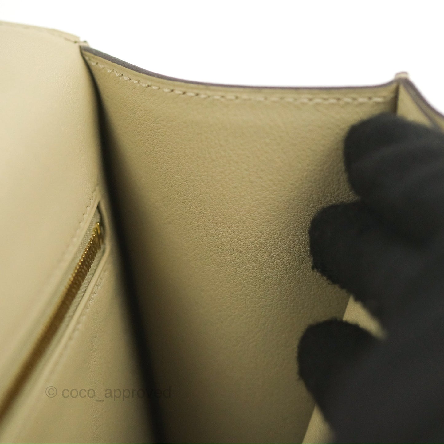 Hermès Constance 24 Sauge Swift Gold Hardware