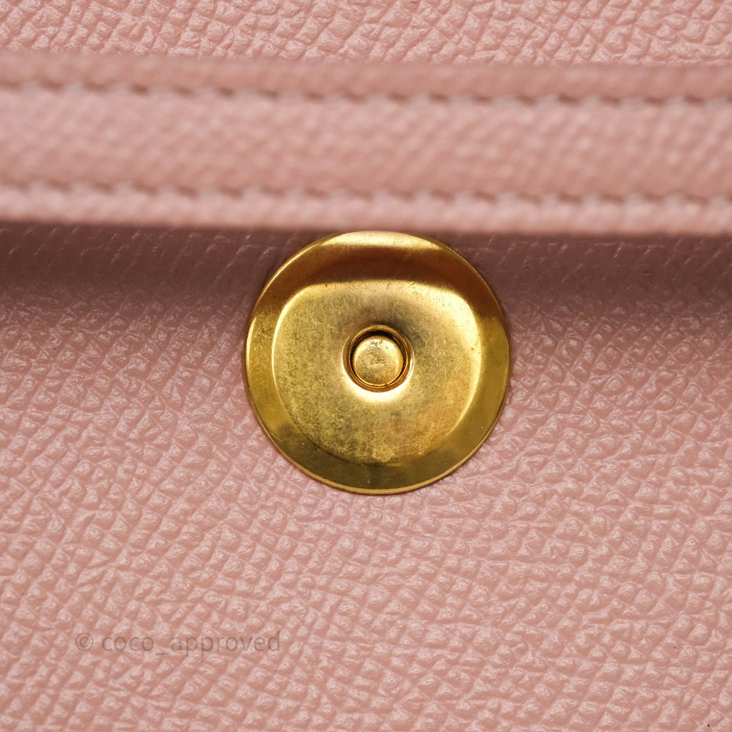 Celine Nano Belt Bag Vintage Pink Grained Calfskin Gold Hardware