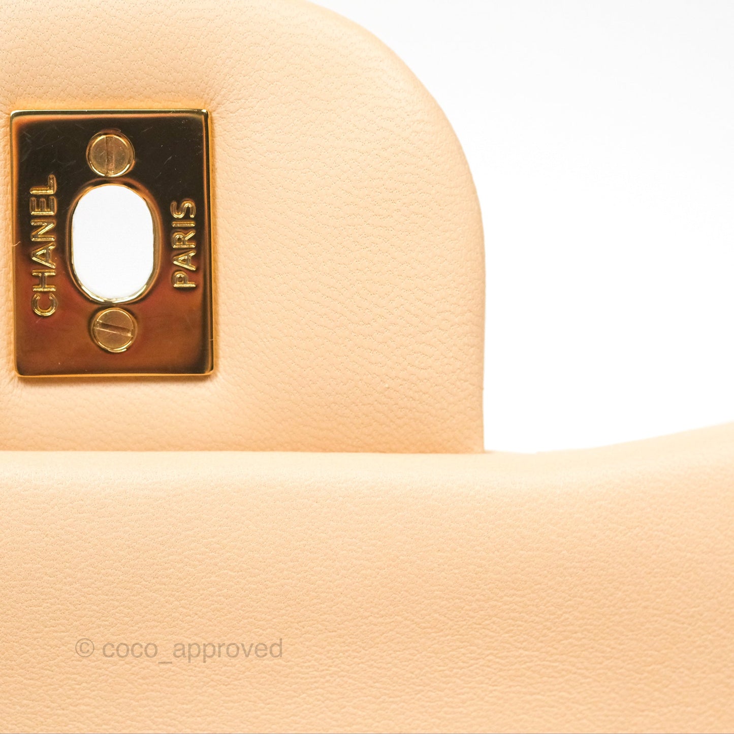 Chanel Jumbo Double Flap Beige Lambskin Gold Hardware⁣⁣