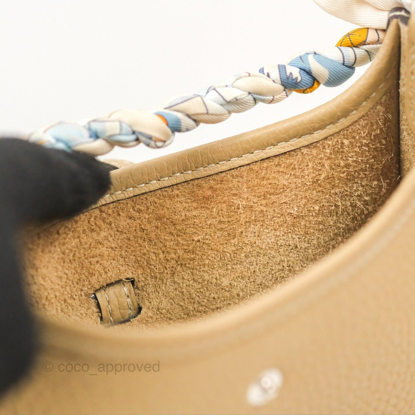Hermès Mini Evelyne 16 Trench Clemence Palladium Hardware