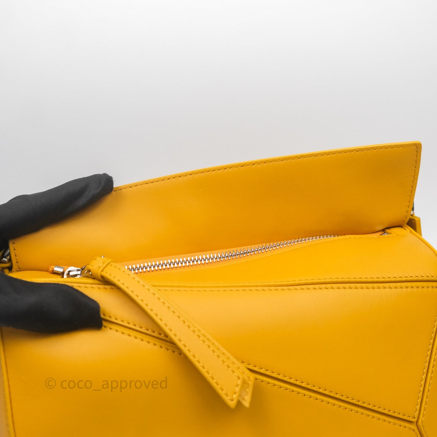 Loewe Small Puzzle Bag Sunflower With Logo Strap