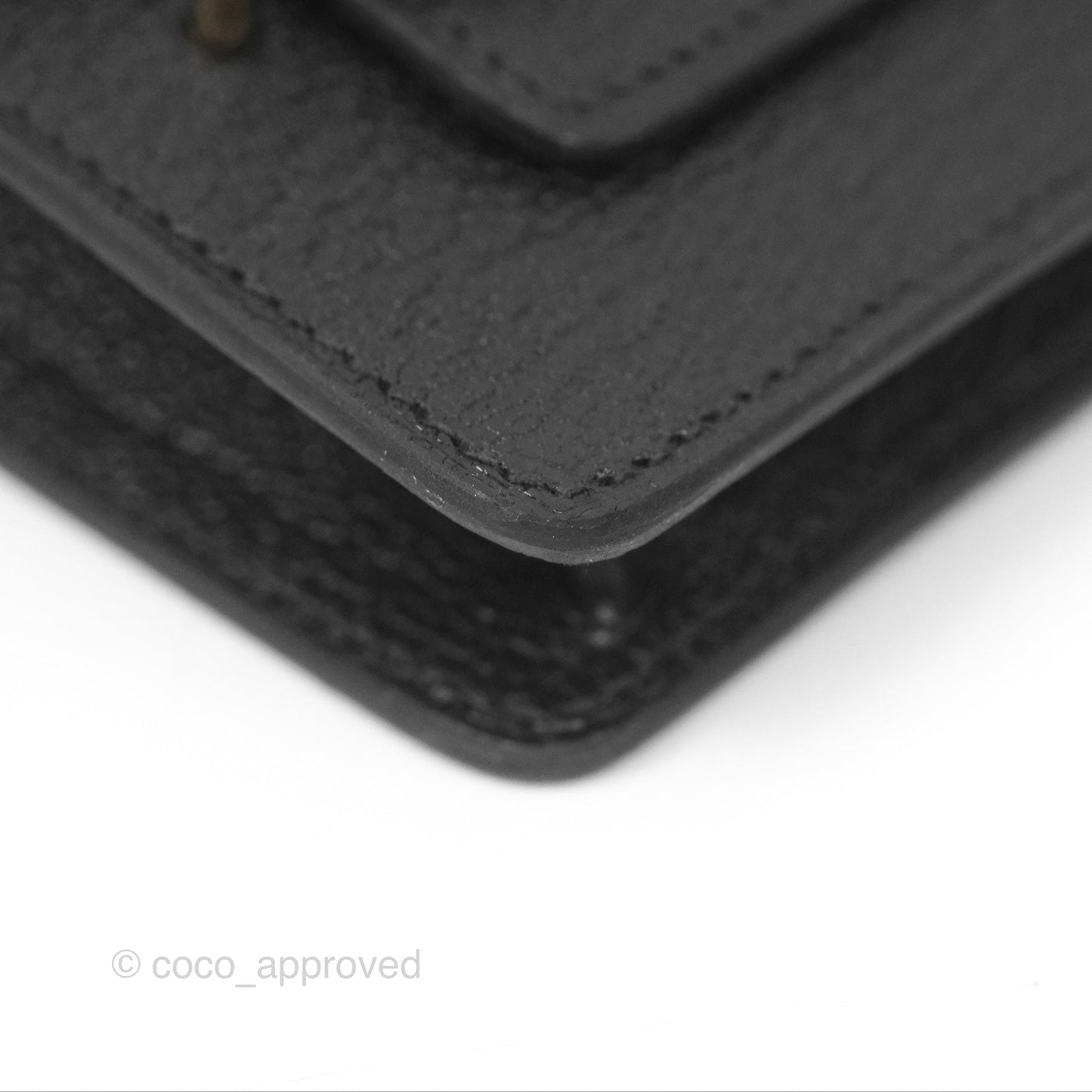 Hermès Roulis Slim Wallet Noir Gold Hardware