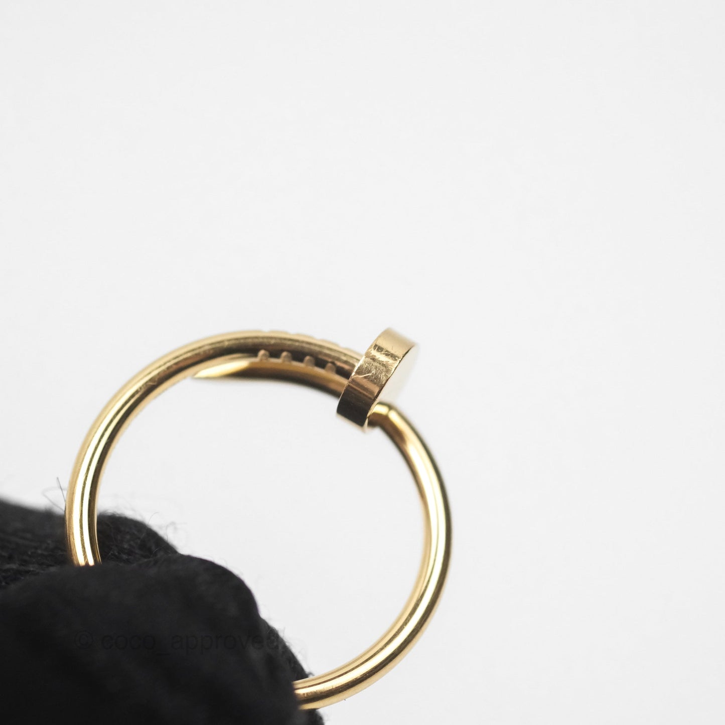 Cartier Juste un Clou Ring Small Model Yellow Gold Size 55