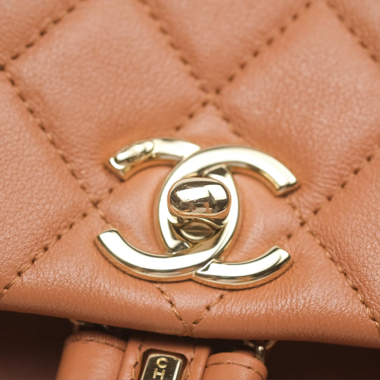 Chanel Small Duma Drawstring Backpack Camel Calfskin 24P