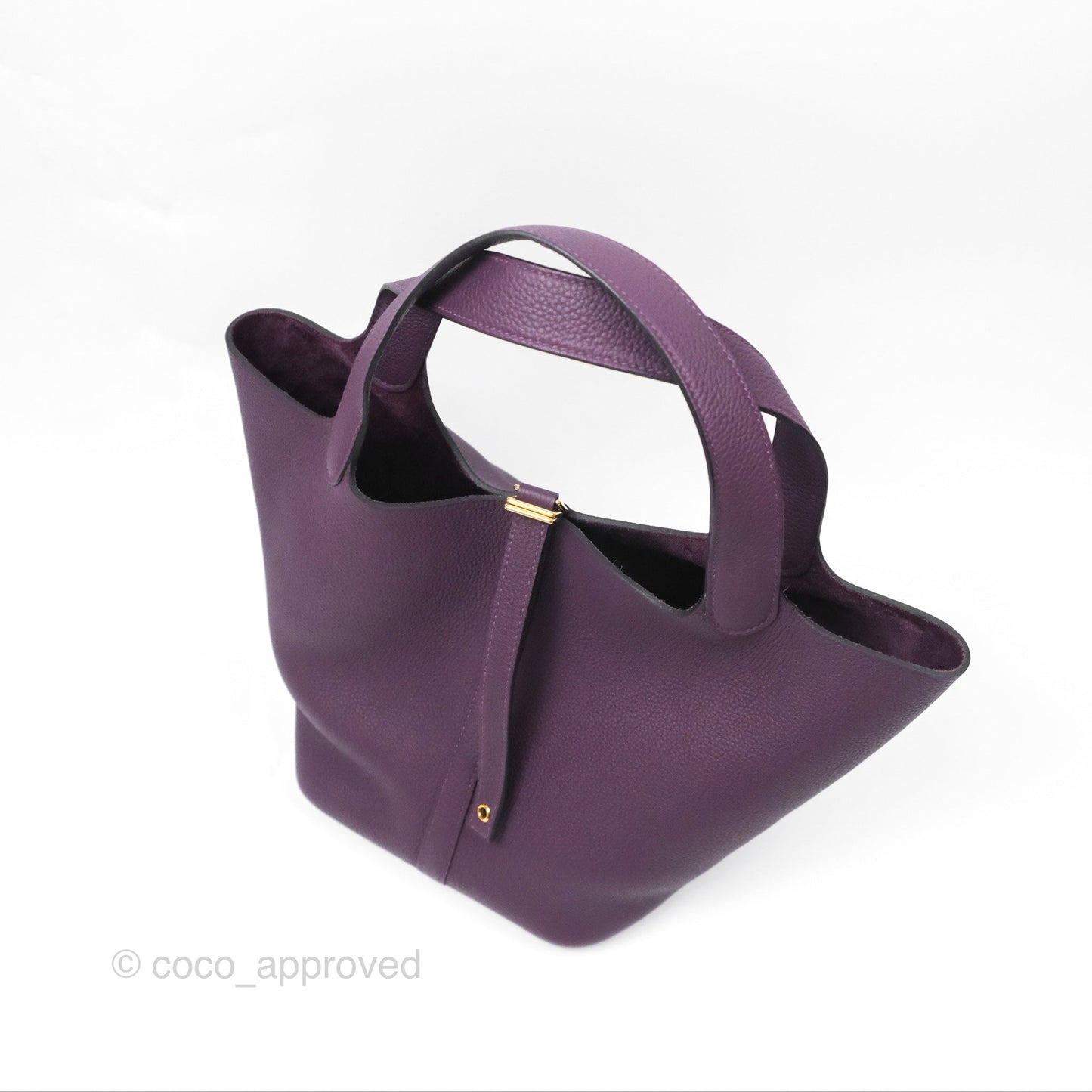 Hermès Picotin 22 Lock Cassis Taurillon Maurice Gold Hardware