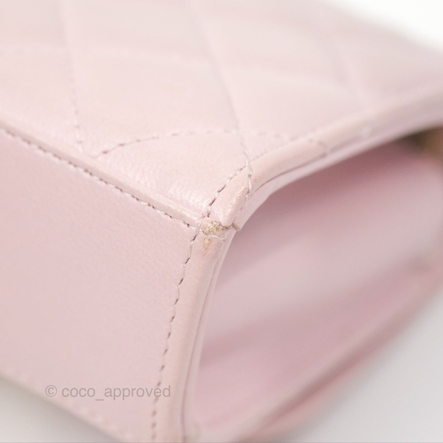 Chanel Mini Quilted Trendy CC Clutch With Chain Lilac Rose Clair Lambskin Gold Hardware