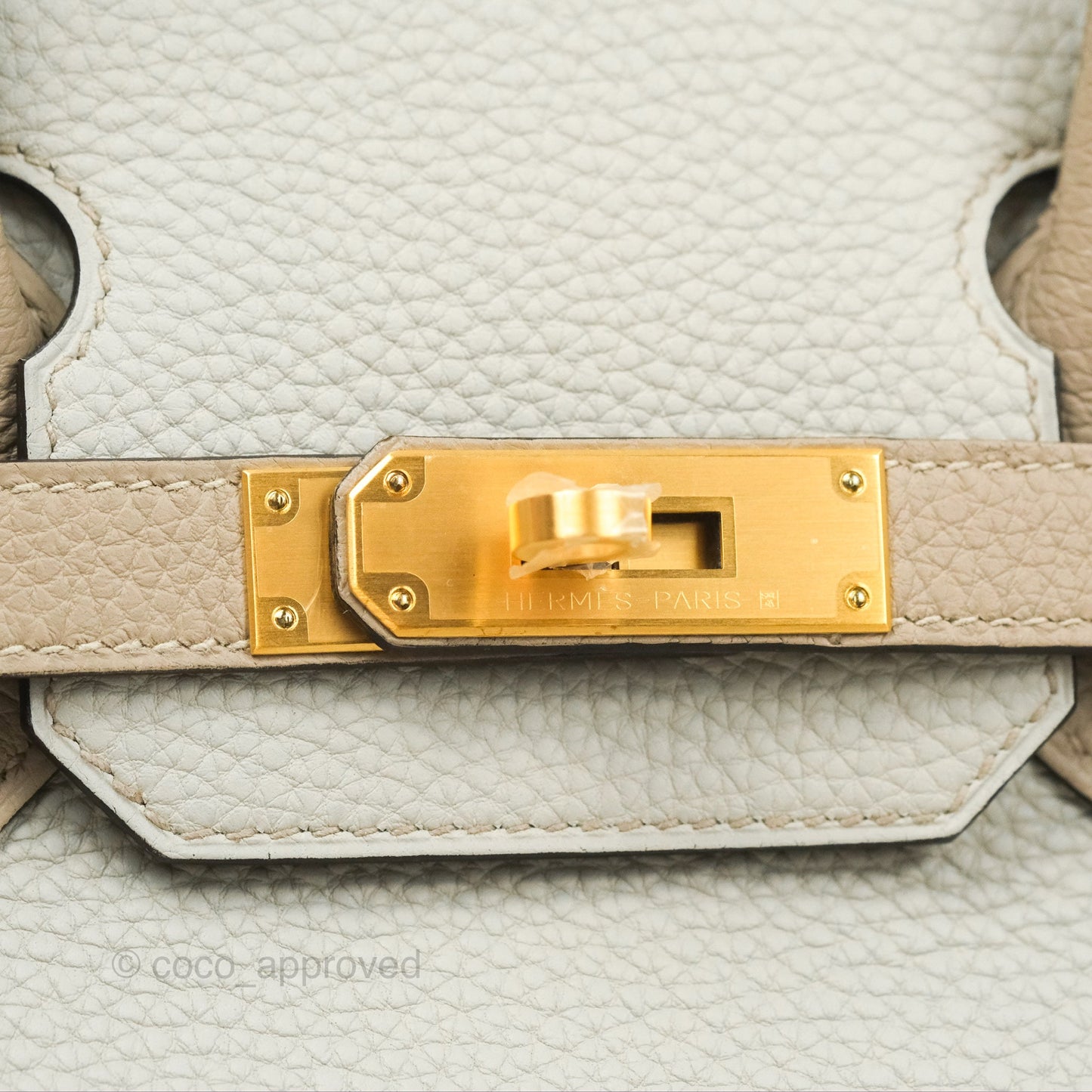 Hermès Birkin 30 Retourne Togo Gold Hardware HSS Gris Perle 80 Gris Tourterelle