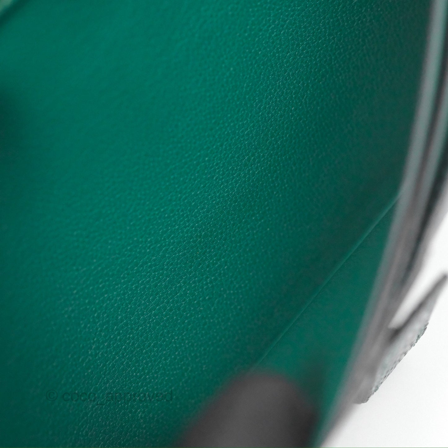 Hermès Vintage Bearn Wallet Green Lizard Gold Hardware