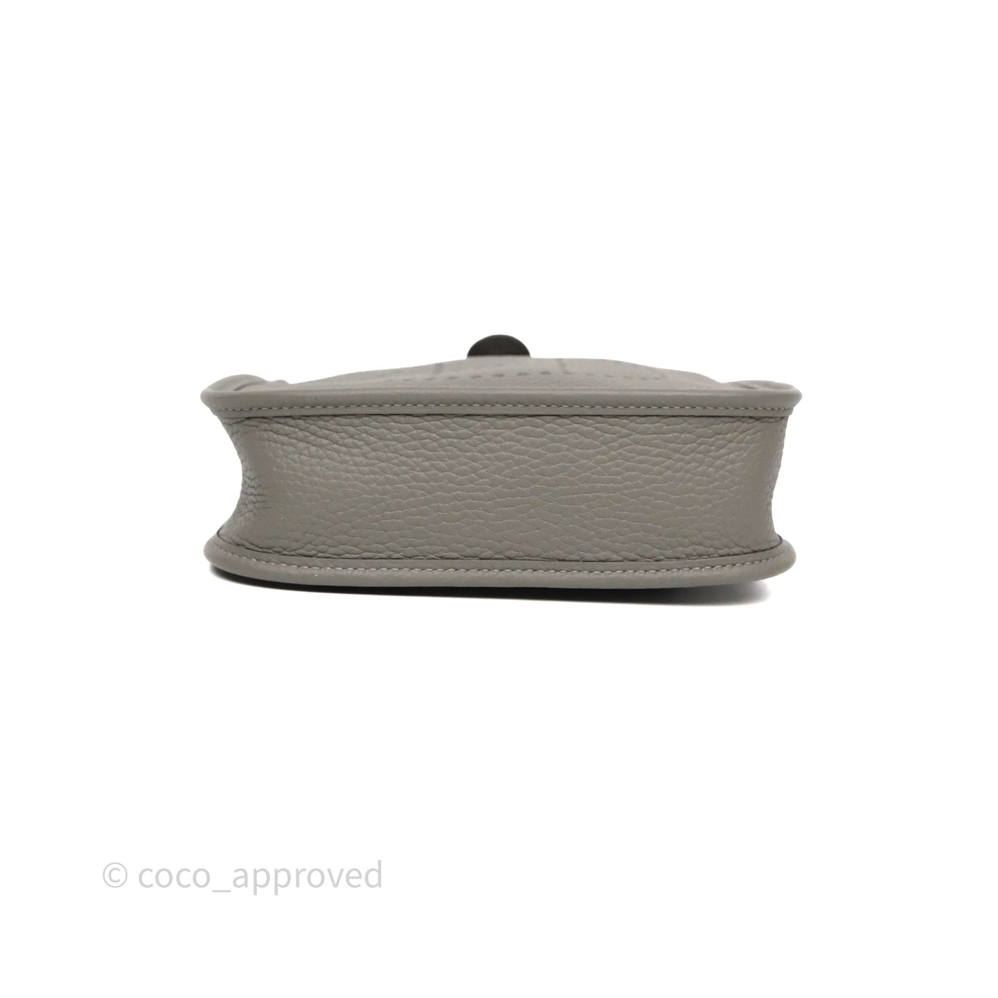 Hermès Mini Evelyne 16 Gris Meyer 0L Clemence Palladium Hardware