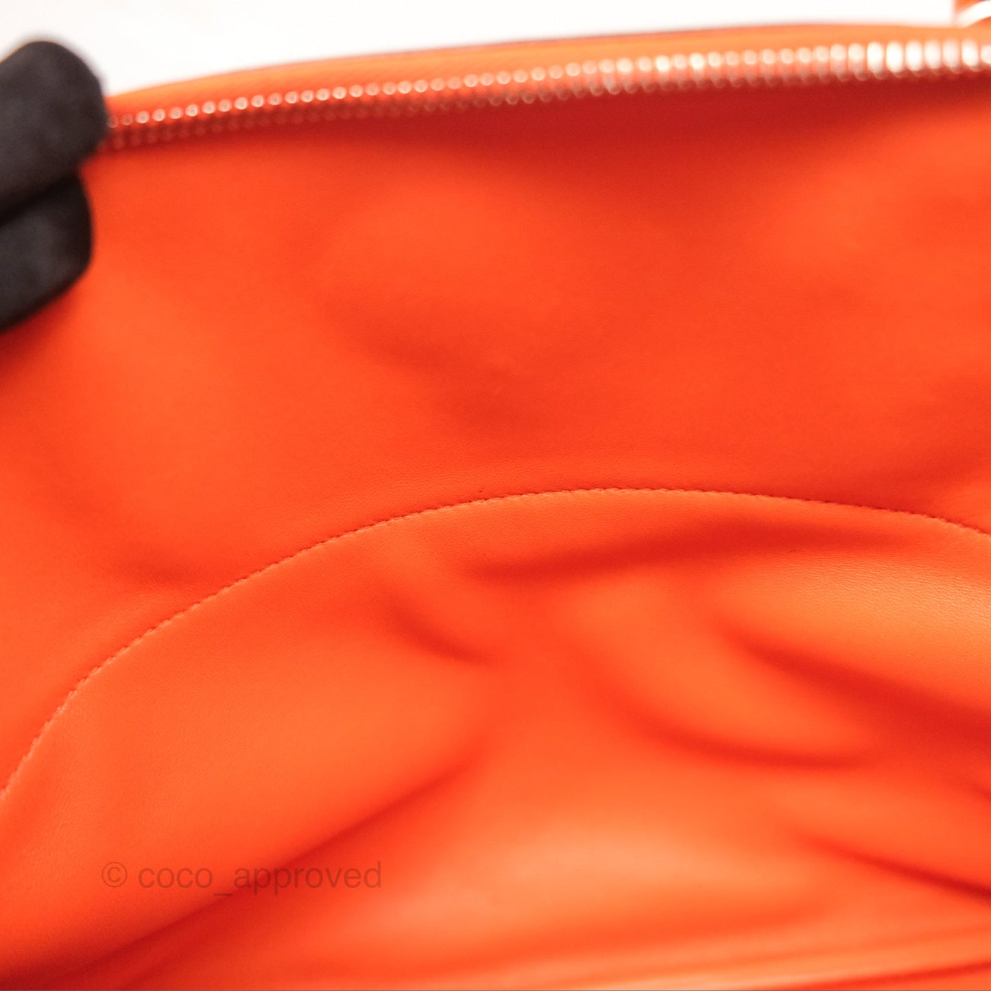 Hermès Bolide 31 Orange H Clemence Palladium Hardware