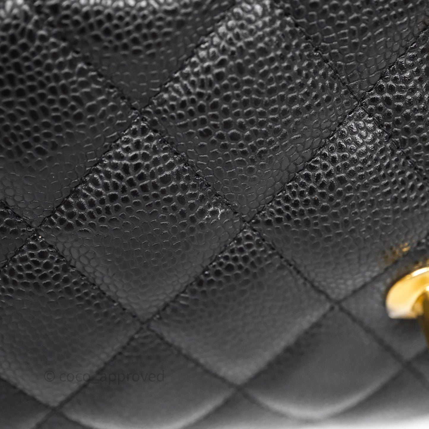 Chanel Jumbo Double Flap Black Caviar Gold Hardware⁣⁣