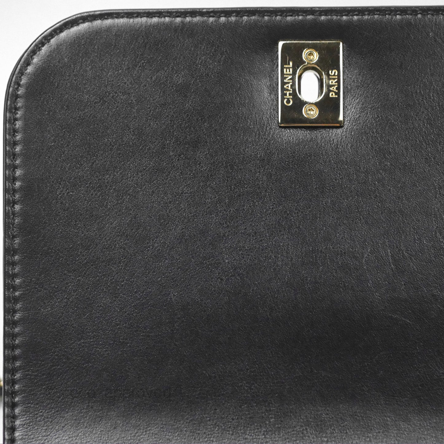 Chanel Calfskin Stitched Small Flap Bag Black