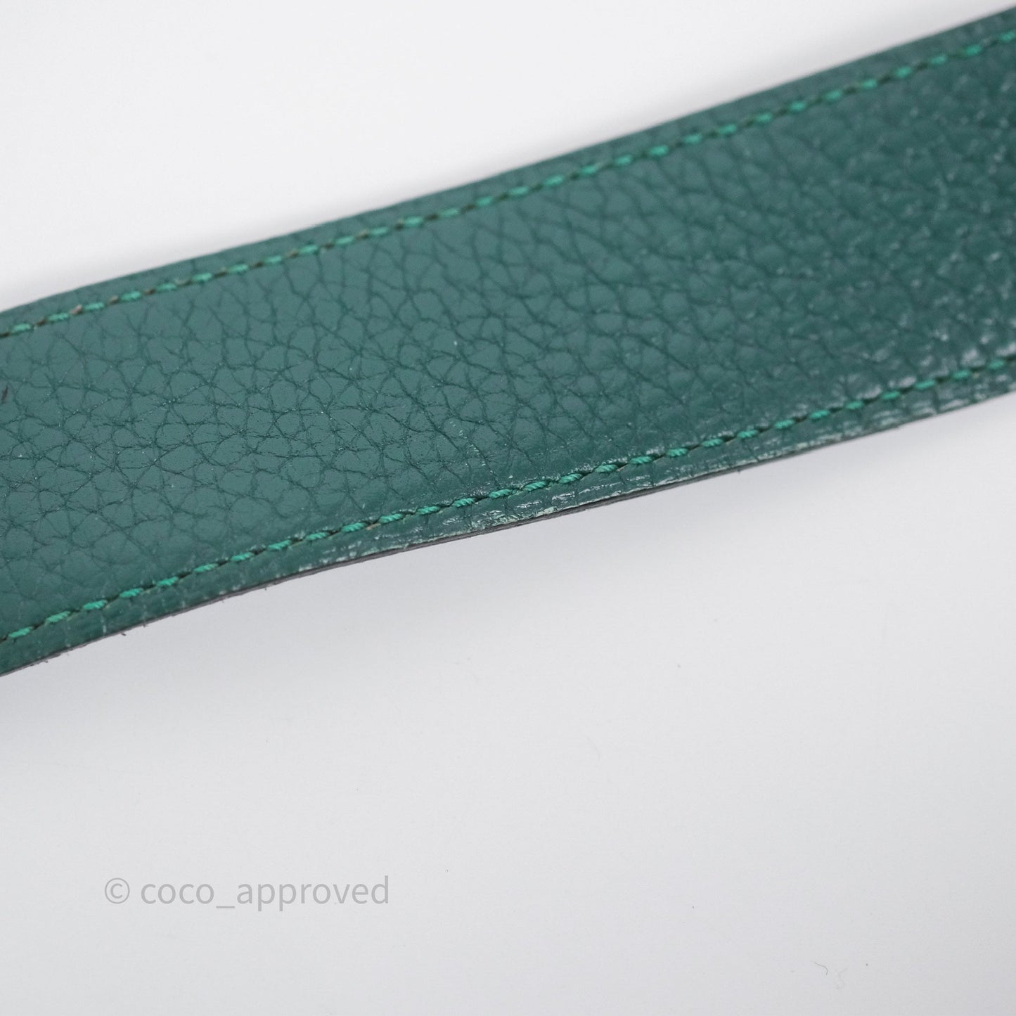 Hermès Lindy 30 Malachite Z6 Clemence Palladium Hardware