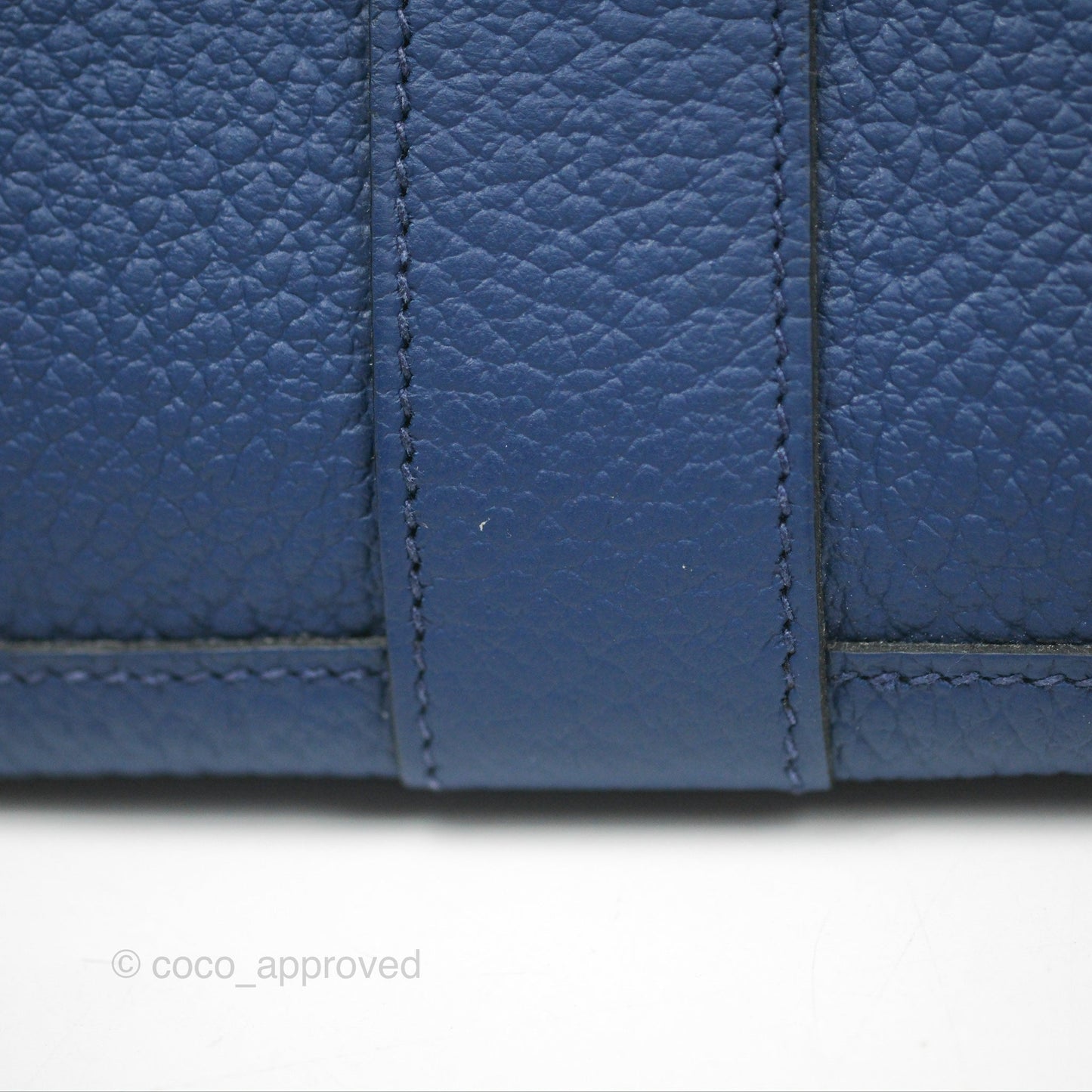 Hermès Garden Pouch 36 Bleu Saphir/ Bordeaux/ Bleu Marine