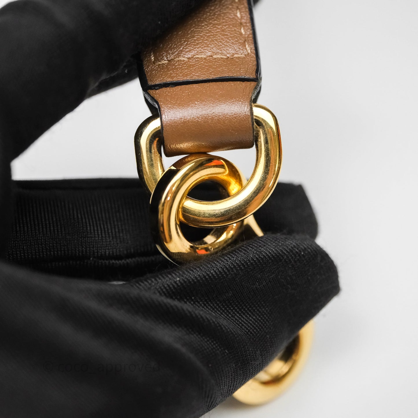 Loewe Small Puzzle Bag Sand Mink Grained Calfskin Gold Hardware