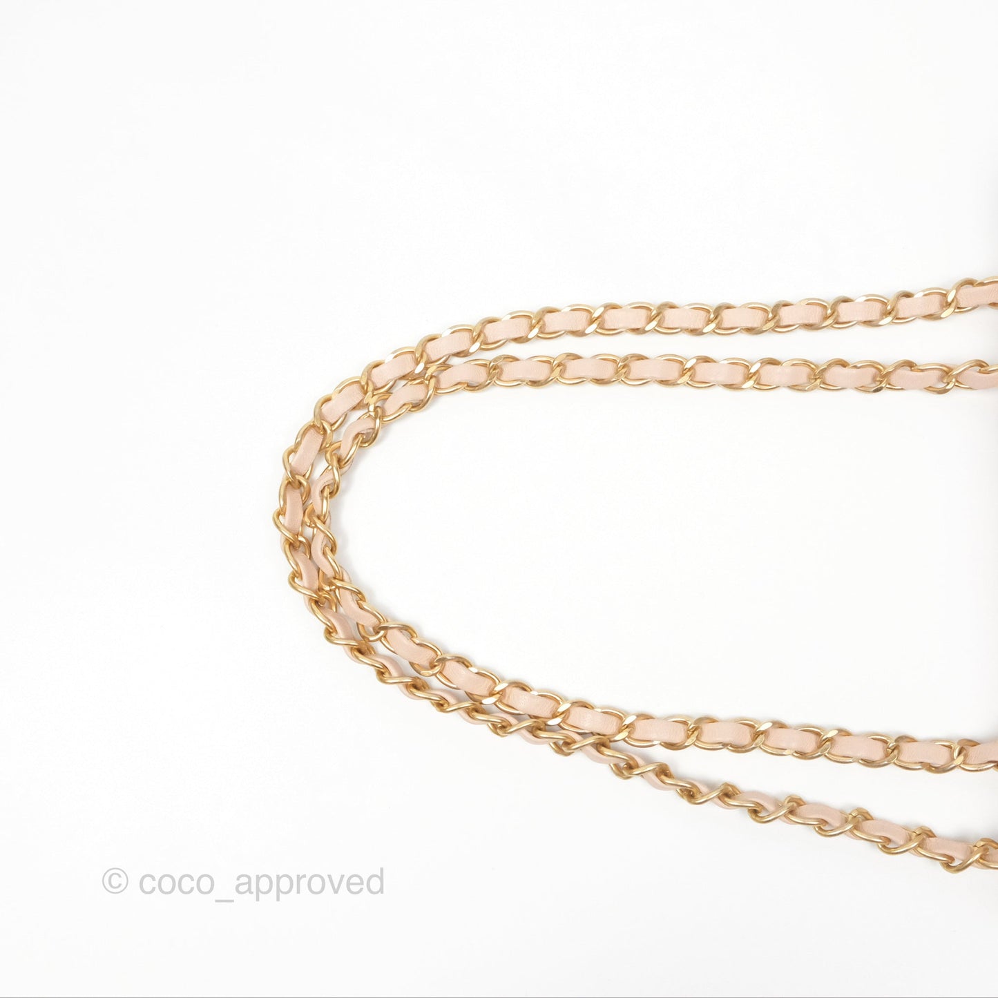 Chanel Flap Bag Pink Aged Gold Hardware