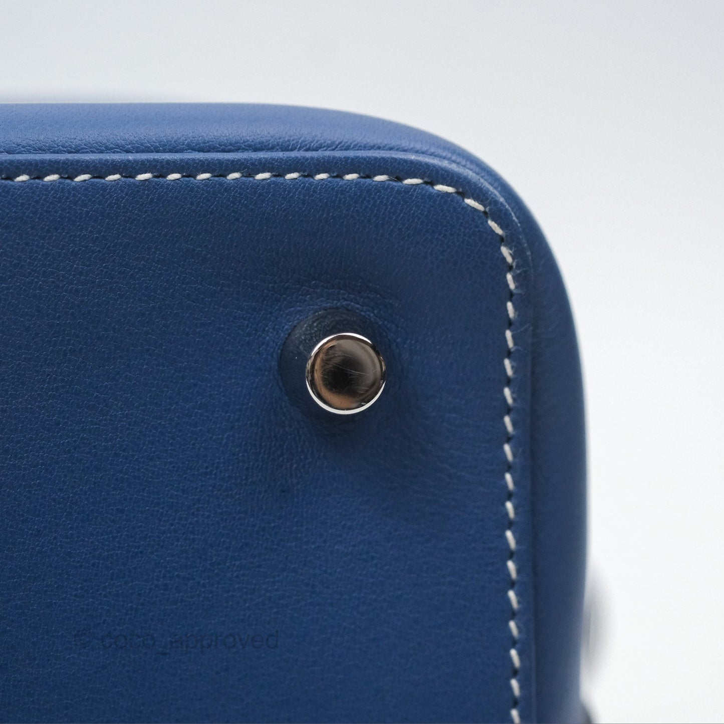 Hermès ToolBox 20 Bleu Agate R2 Swift Palladium Hardware
