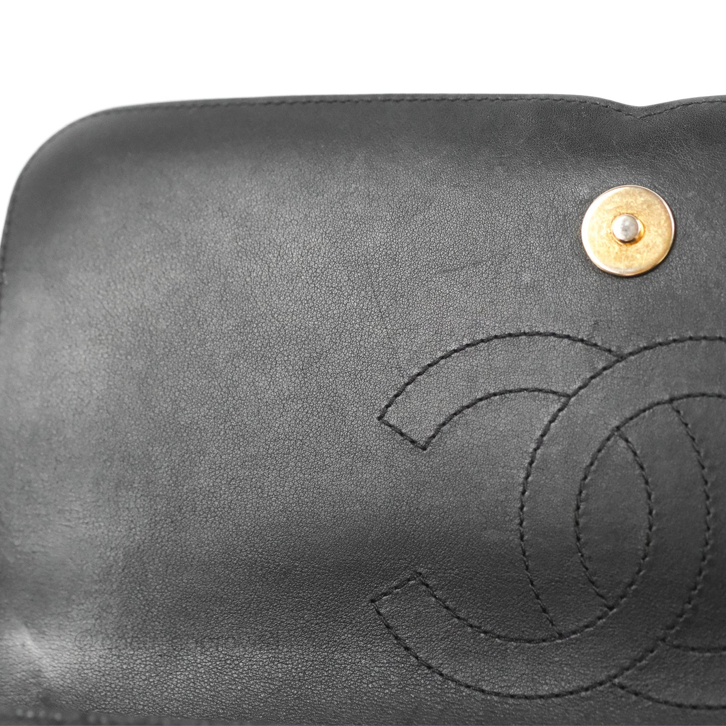 Chanel Quilted Medium CC Filigree Flap Black Caviar