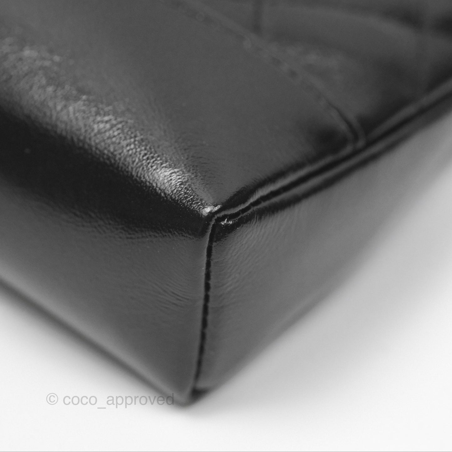 Chanel Nano 31 Black Shiny Lambskin Gold Hardware