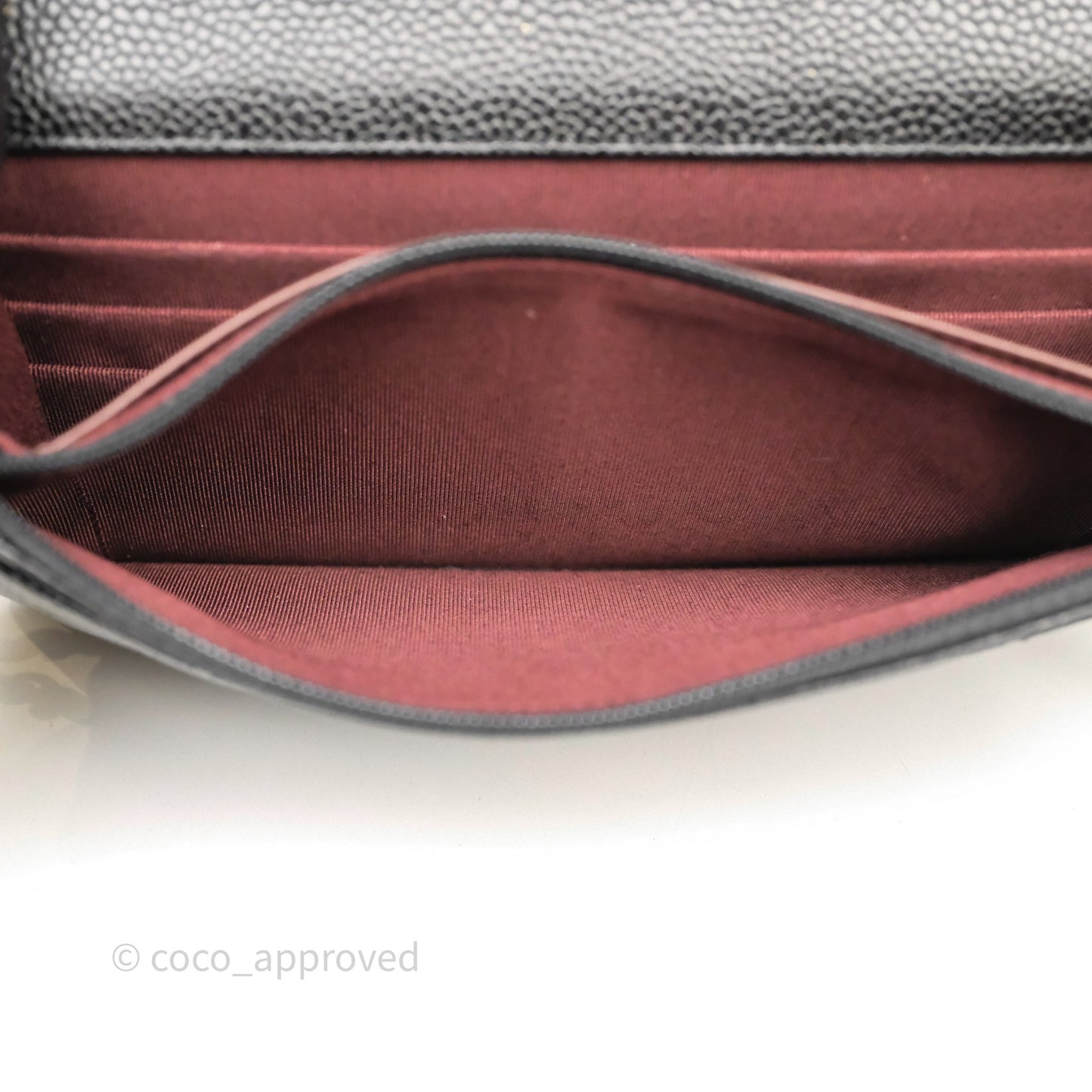 Chanel Quilted Classic Wallet On Chain WOC Black Caviar Gold Hardware