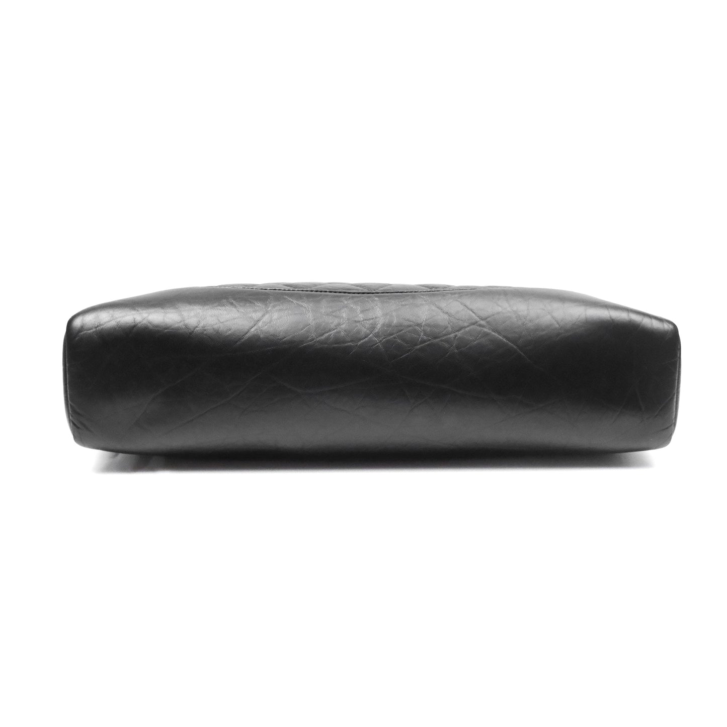 Chanel 31 Large Shopping Bag Black Calfskin Gold Hardware